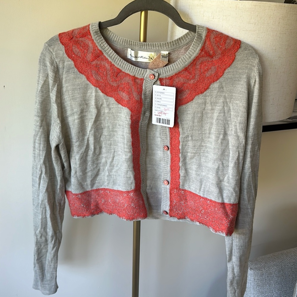 Charlie & Robin 100% Wool Cardigan